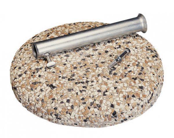 Bază rotundă tip mozaic cu țeavă suport 35 kg